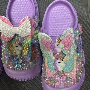 Purple Unicorn Kids Shoes